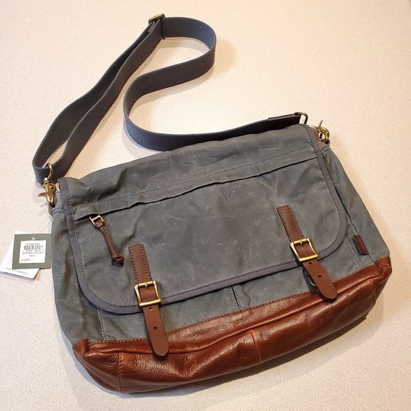 fossil messenger bag